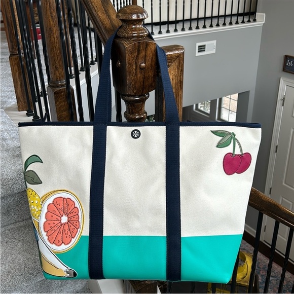 Tory Burch Penn Appliqué Tote - Picture 2 of 11